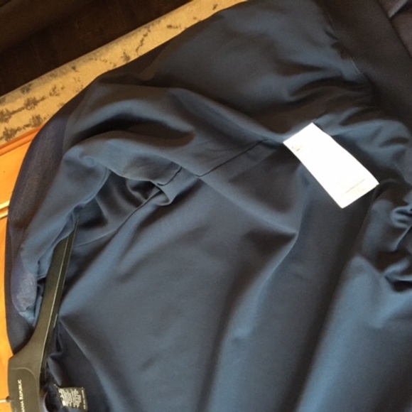 NWOT Olsen Europe Blue Bomber jacket unworn sz M/10 - Picture 9 of 14